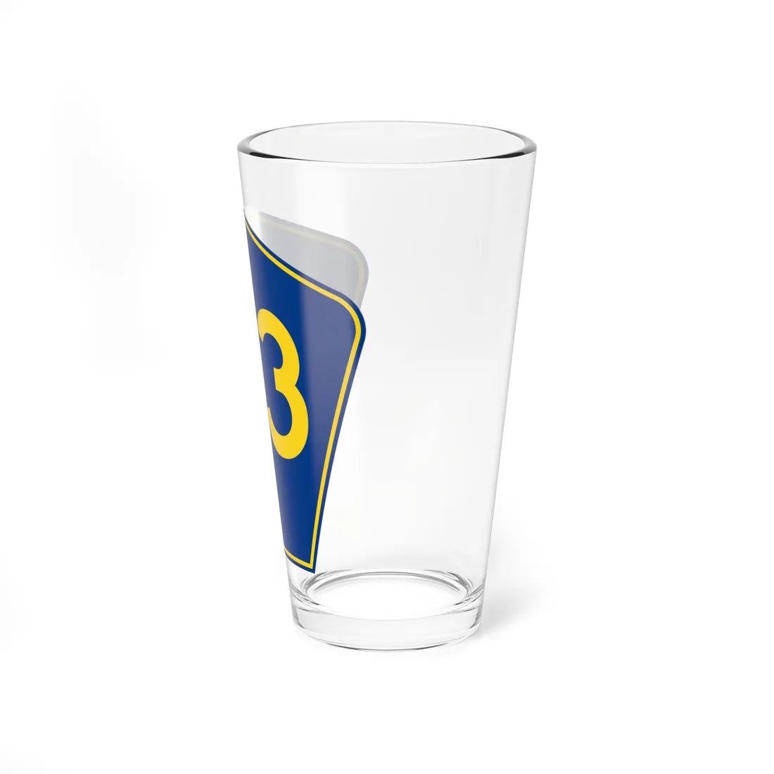 PR secondary 33 (Puerto Rico) (Road Sign) Pint Glass 16oz - Go Mug Yourself