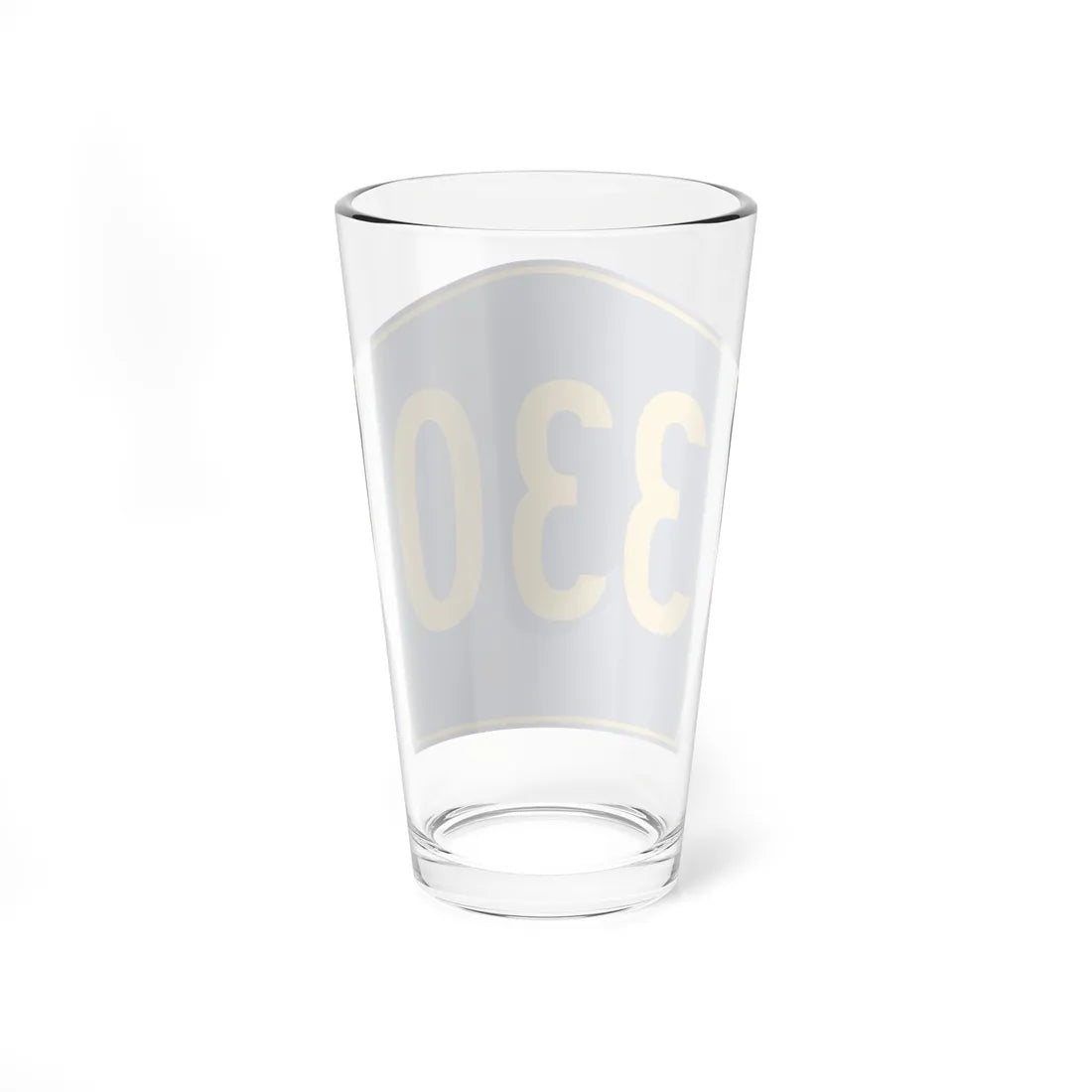 PR secondary 330 (Puerto Rico) (Road Sign) Pint Glass 16oz - Go Mug Yourself
