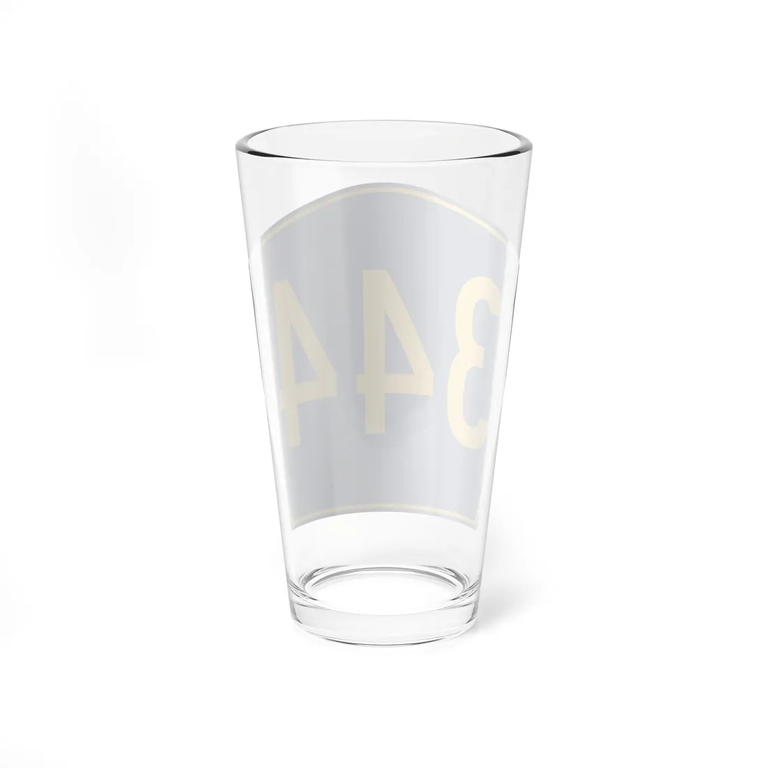 PR secondary 344 (Puerto Rico) (Road Sign) Pint Glass 16oz - Go Mug Yourself