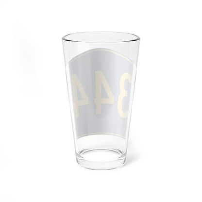 PR secondary 344 (Puerto Rico) (Road Sign) Pint Glass 16oz - Go Mug Yourself