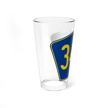 PR secondary 345 (Puerto Rico) (Road Sign) Pint Glass 16oz - Go Mug Yourself