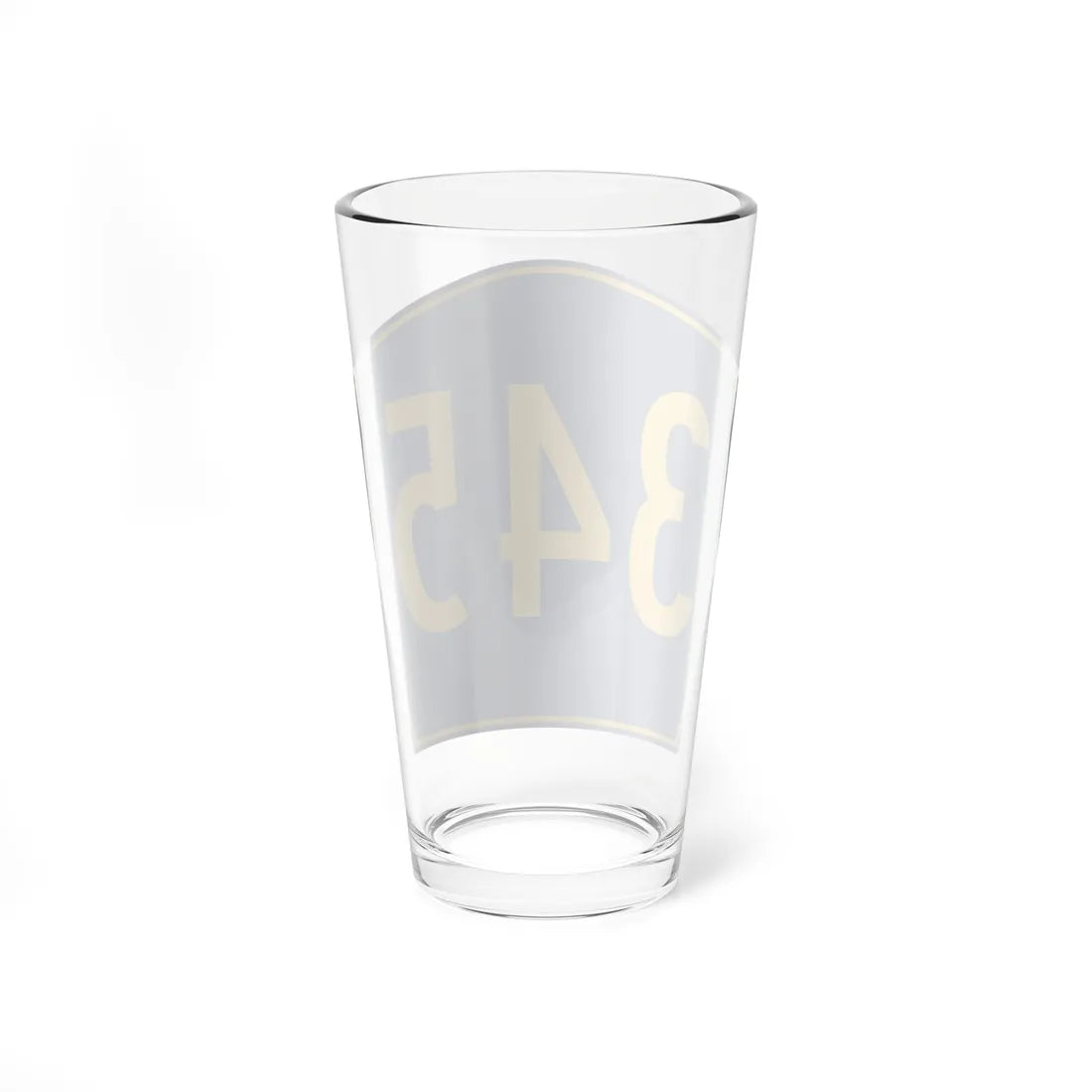 PR secondary 345 (Puerto Rico) (Road Sign) Pint Glass 16oz - Go Mug Yourself