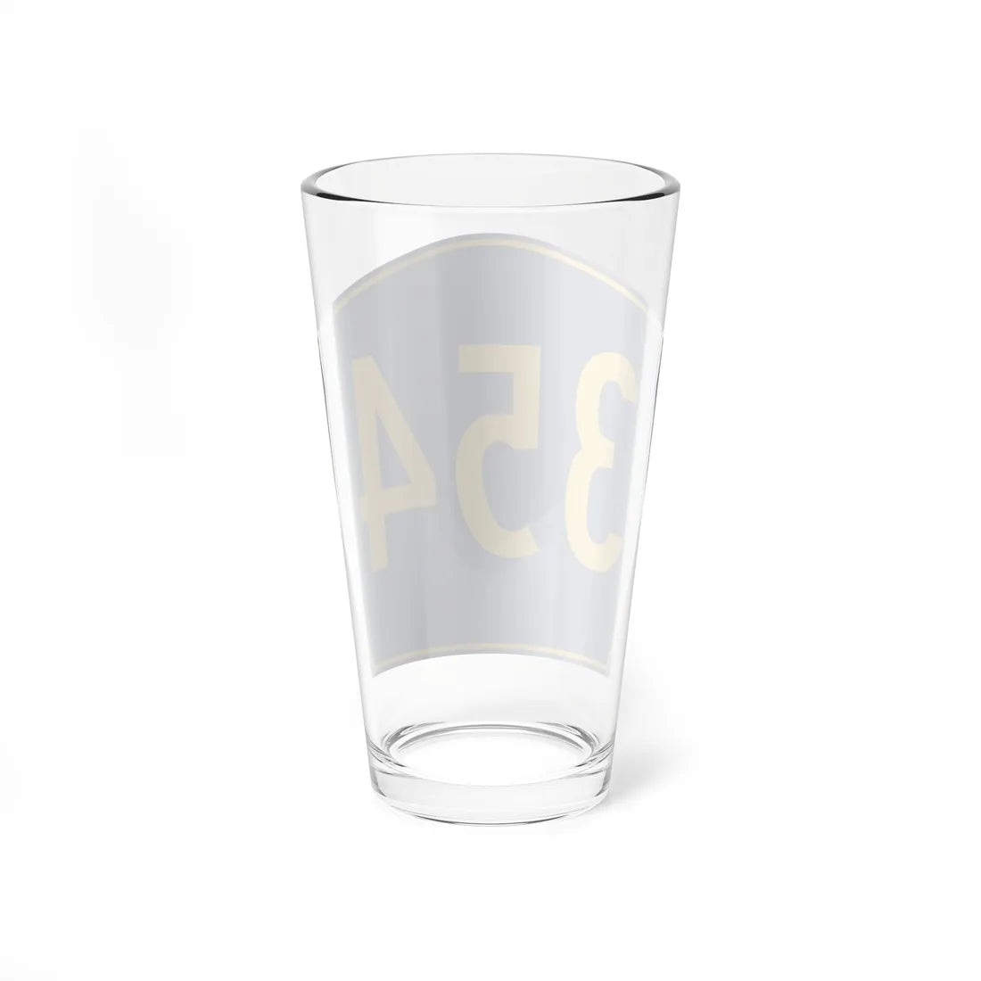 PR secondary 354 (Puerto Rico) (Road Sign) Pint Glass 16oz - Go Mug Yourself