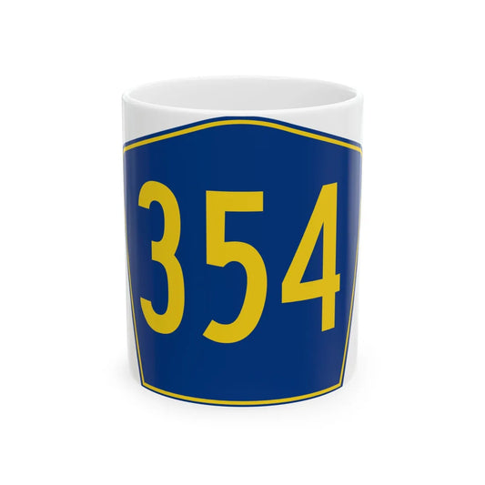 PR secondary 354 (Puerto Rico) (Road Sign) White Coffee Mug 11oz - Go Mug Yourself