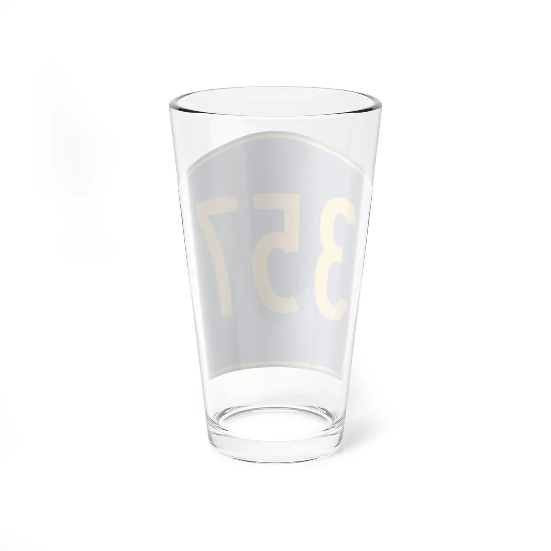PR secondary 357 (Puerto Rico) (Road Sign) Pint Glass 16oz - Go Mug Yourself