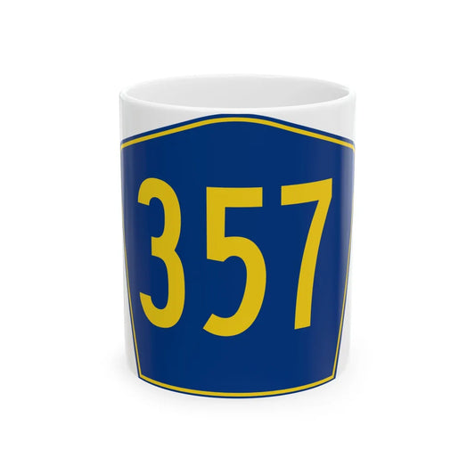 PR secondary 357 (Puerto Rico) (Road Sign) White Coffee Mug 11oz - Go Mug Yourself