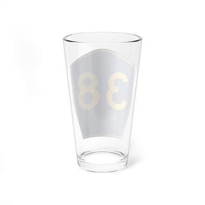 PR secondary 38 (Puerto Rico) (Road Sign) Pint Glass 16oz - Go Mug Yourself