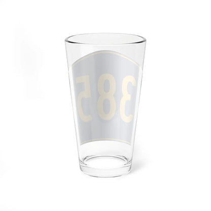 PR secondary 385 (Puerto Rico) (Road Sign) Pint Glass 16oz - Go Mug Yourself