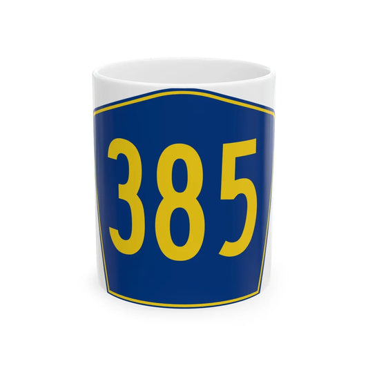 PR secondary 385 (Puerto Rico) (Road Sign) White Coffee Mug 11oz - Go Mug Yourself