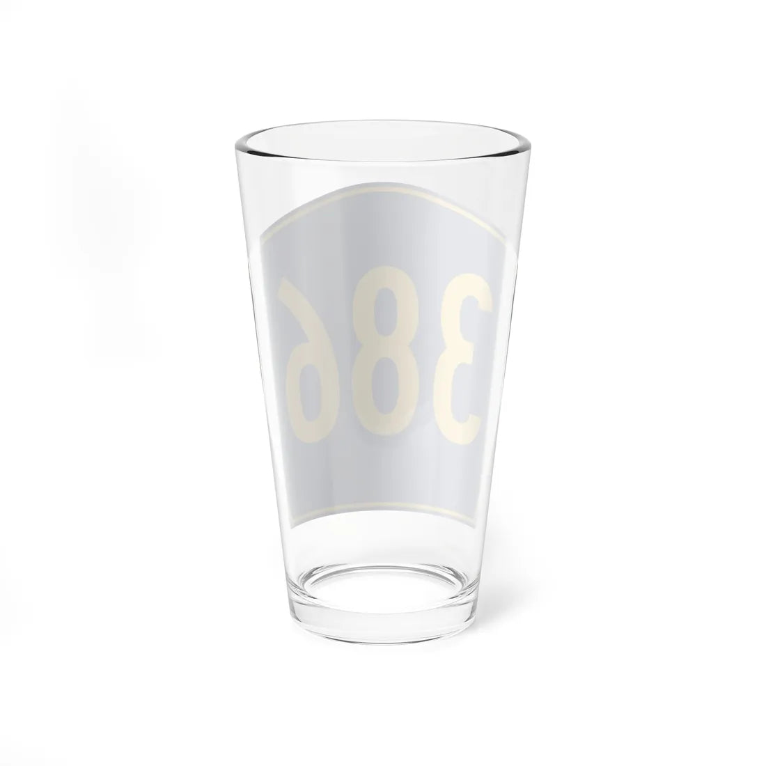 PR secondary 386 (Puerto Rico) (Road Sign) Pint Glass 16oz - Go Mug Yourself