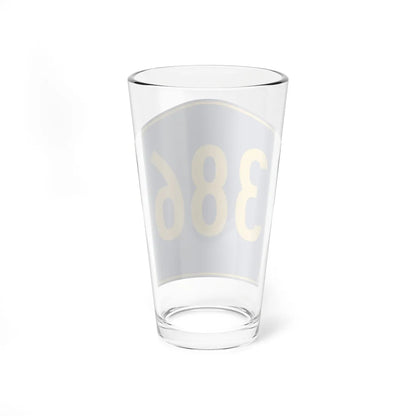 PR secondary 386 (Puerto Rico) (Road Sign) Pint Glass 16oz - Go Mug Yourself