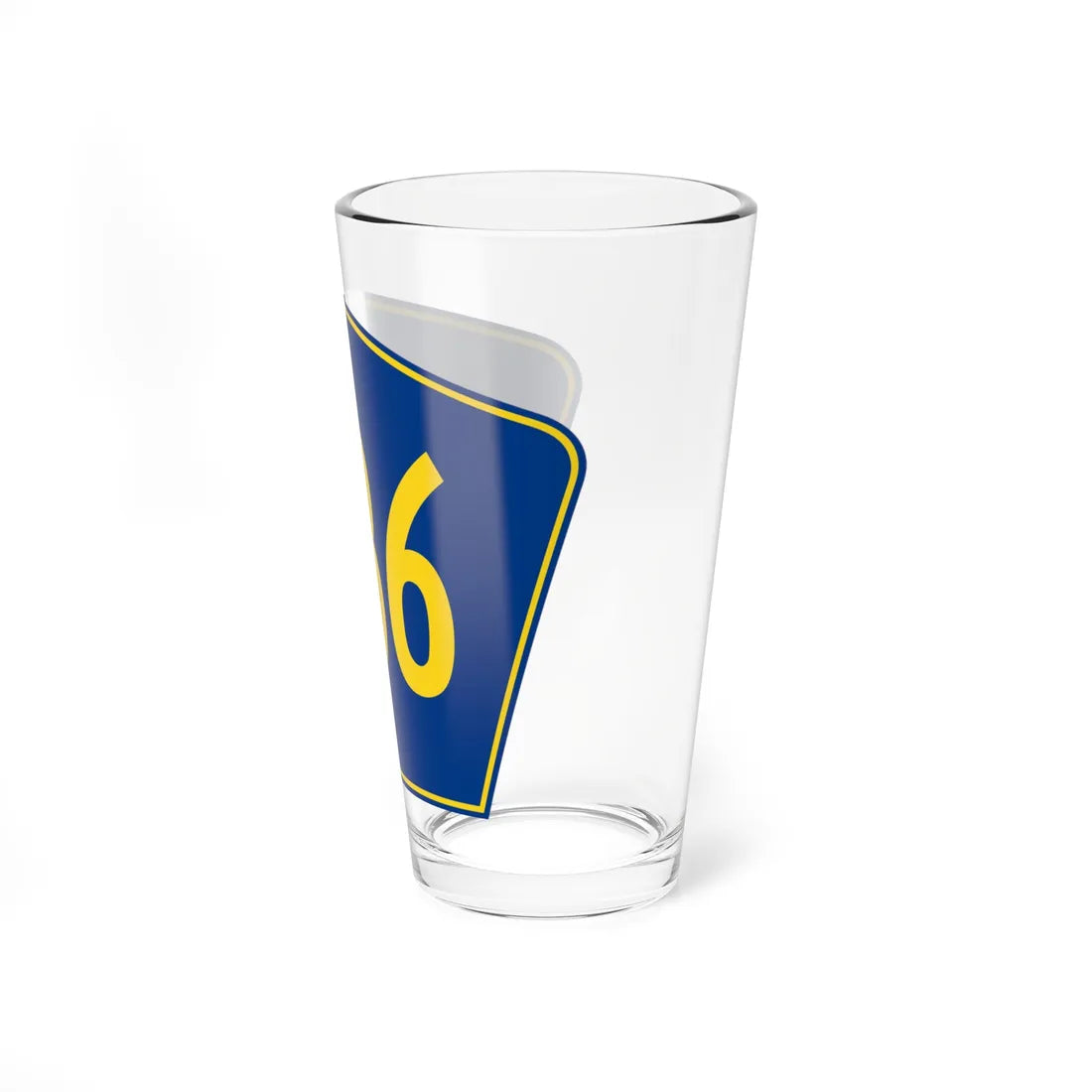 PR secondary 386 (Puerto Rico) (Road Sign) Pint Glass 16oz - Go Mug Yourself