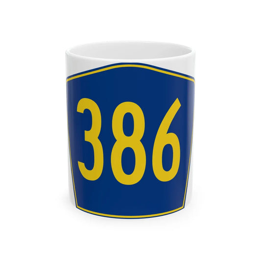 PR secondary 386 (Puerto Rico) (Road Sign) White Coffee Mug 11oz - Go Mug Yourself