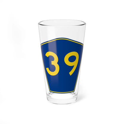 PR secondary 39 (Puerto Rico) (Road Sign) Pint Glass 16oz 16oz - Go Mug Yourself