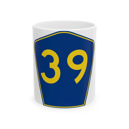 PR secondary 39 (Puerto Rico) (Road Sign) White Coffee Mug 11oz - Go Mug Yourself