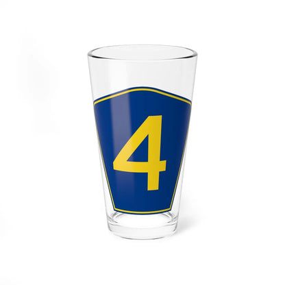 PR secondary 4 (Puerto Rico) (Road Sign) Pint Glass 16oz 16oz - Go Mug Yourself
