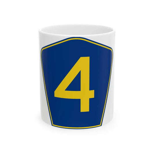 PR secondary 4 (Puerto Rico) (Road Sign) White Coffee Mug 11oz - Go Mug Yourself