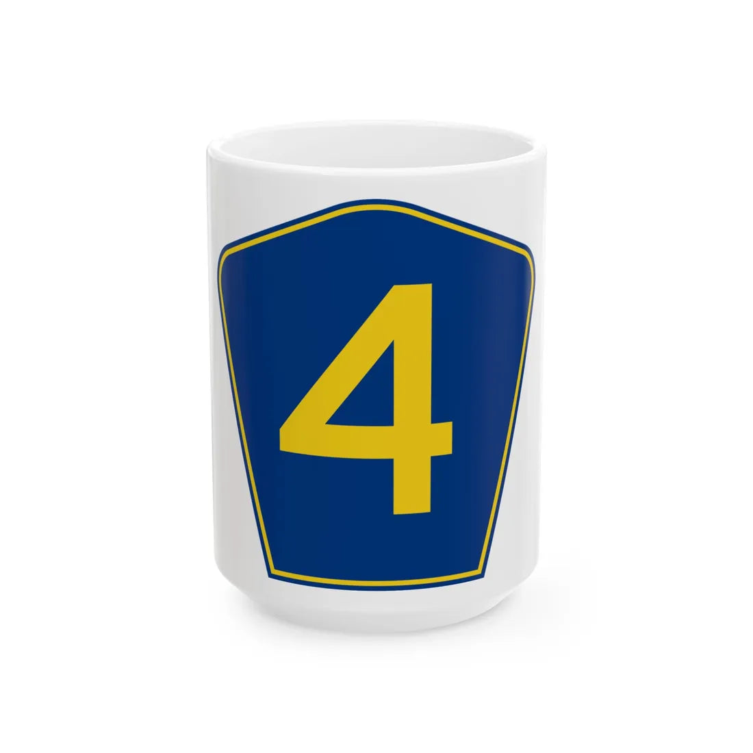 PR secondary 4 (Puerto Rico) (Road Sign) White Coffee Mug 15oz - Go Mug Yourself