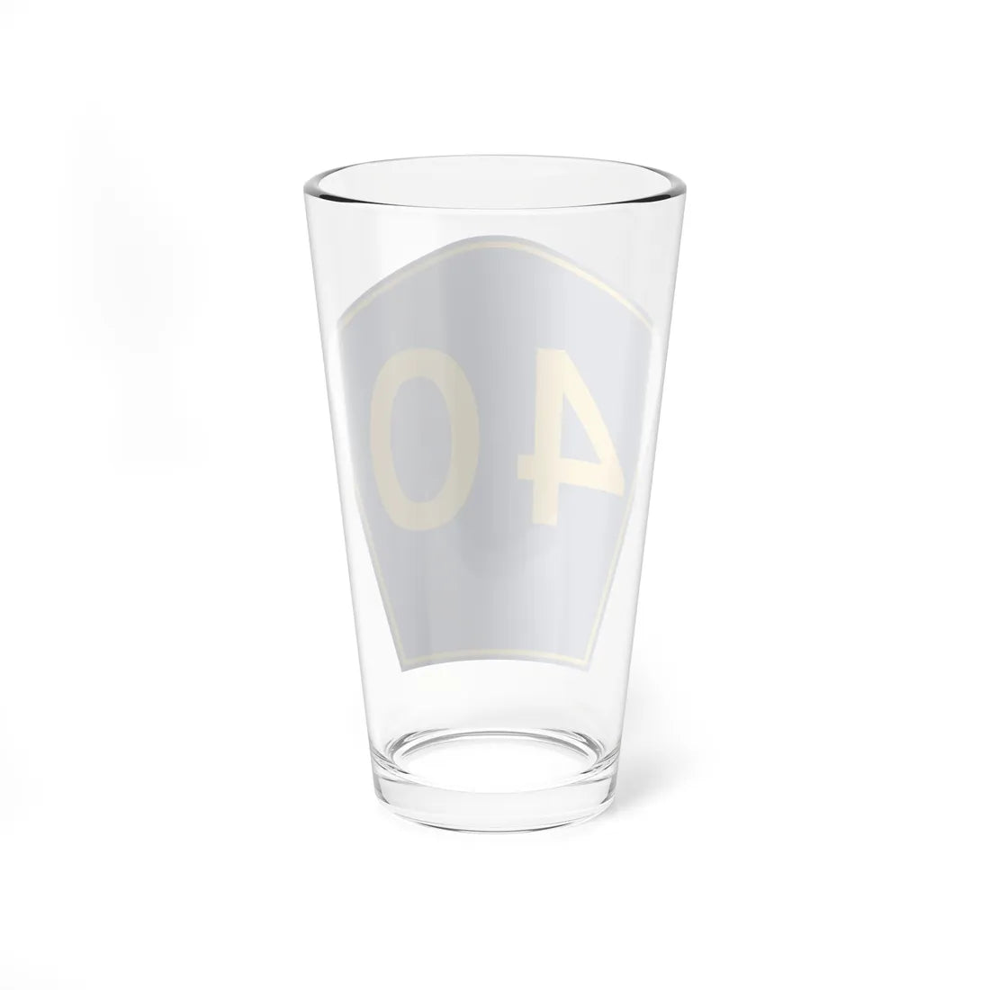 PR secondary 40 (Puerto Rico) (Road Sign) Pint Glass 16oz - Go Mug Yourself