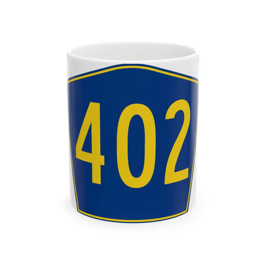 PR secondary 402 (Puerto Rico) (Road Sign) White Coffee Mug 11oz - Go Mug Yourself