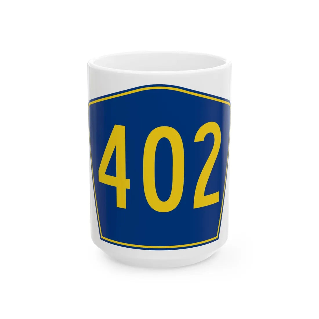 PR secondary 402 (Puerto Rico) (Road Sign) White Coffee Mug 15oz - Go Mug Yourself