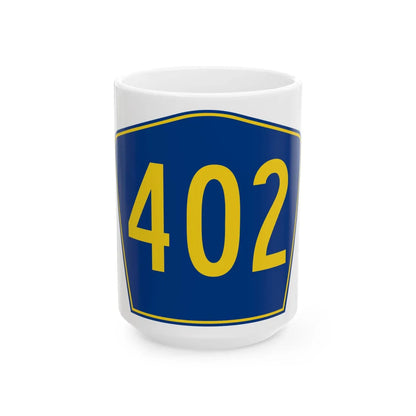 PR secondary 402 (Puerto Rico) (Road Sign) White Coffee Mug 15oz - Go Mug Yourself