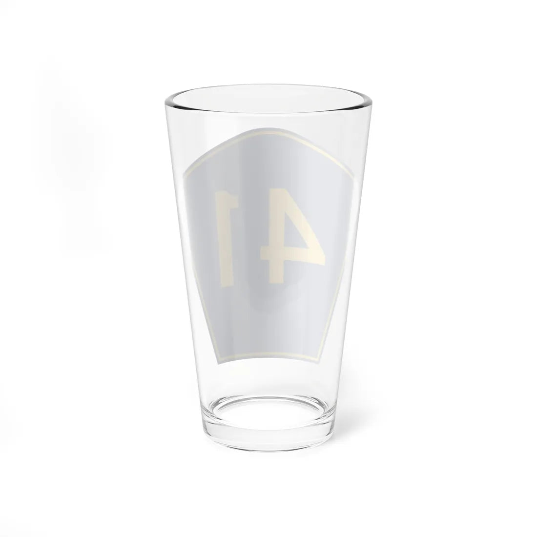 PR secondary 41 (Puerto Rico) (Road Sign) Pint Glass 16oz - Go Mug Yourself