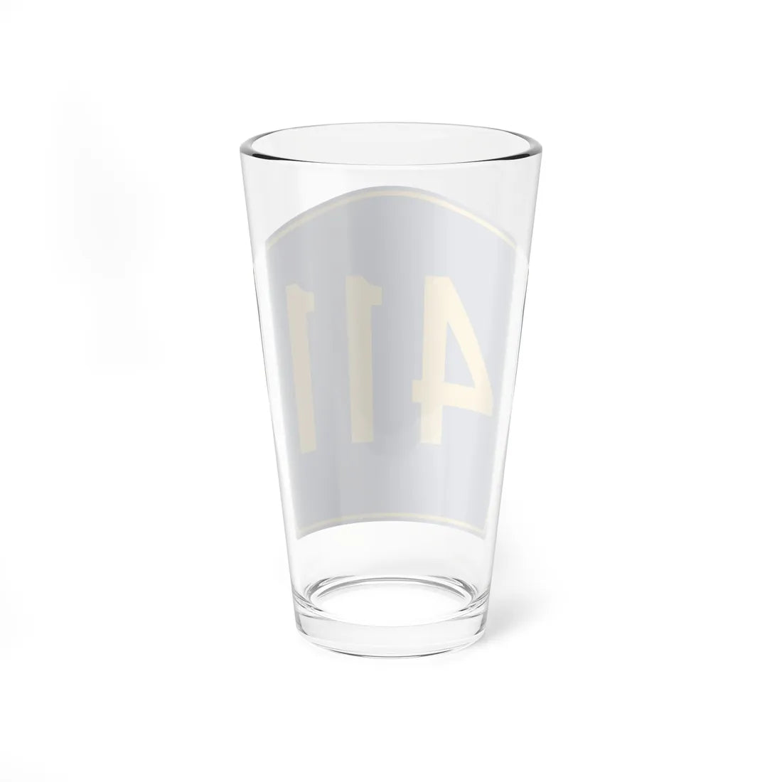PR secondary 411 (Puerto Rico) (Road Sign) Pint Glass 16oz - Go Mug Yourself