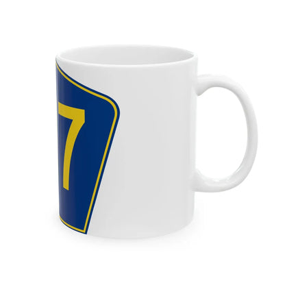 PR secondary 417 (Puerto Rico) (Road Sign) White Coffee Mug - Go Mug Yourself