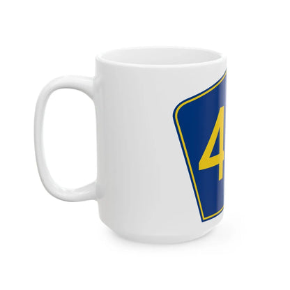 PR secondary 417 (Puerto Rico) (Road Sign) White Coffee Mug - Go Mug Yourself