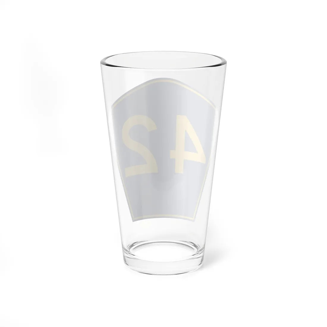 PR secondary 42 (Puerto Rico) (Road Sign) Pint Glass 16oz - Go Mug Yourself