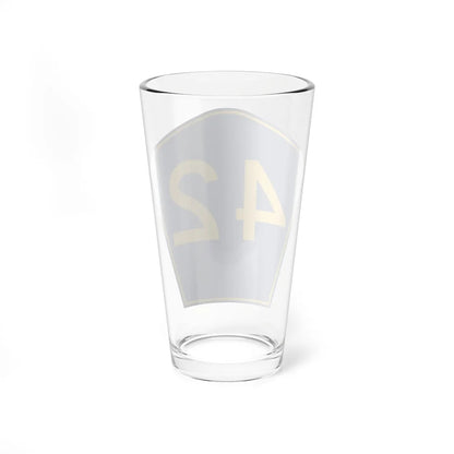 PR secondary 42 (Puerto Rico) (Road Sign) Pint Glass 16oz - Go Mug Yourself