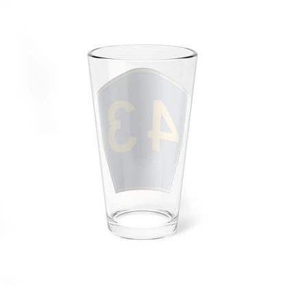 PR secondary 43 (Puerto Rico) (Road Sign) Pint Glass 16oz - Go Mug Yourself