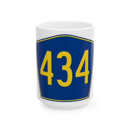 PR secondary 434 (Puerto Rico) (Road Sign) White Coffee Mug 15oz - Go Mug Yourself