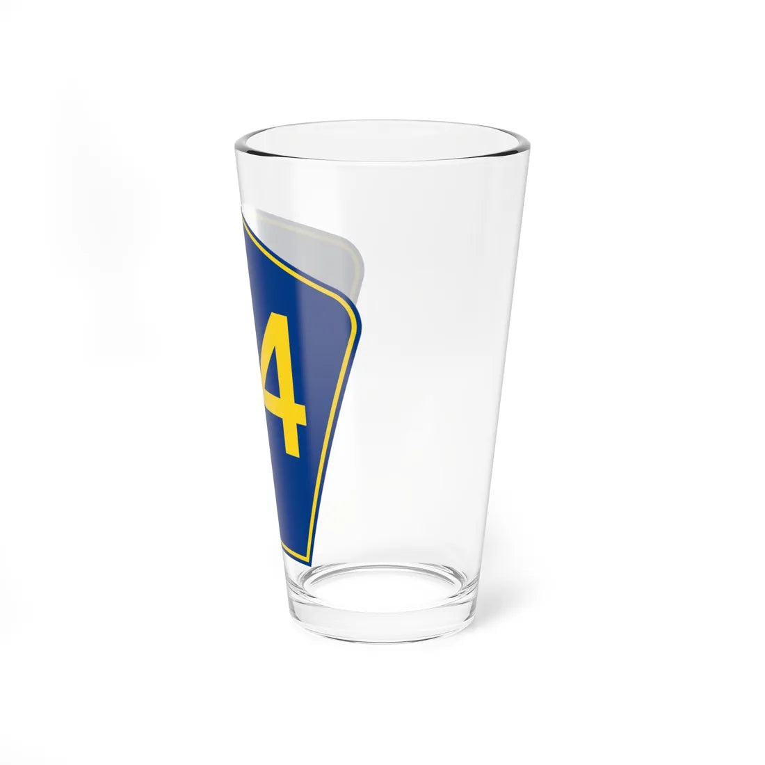 PR secondary 44 (Puerto Rico) (Road Sign) Pint Glass 16oz - Go Mug Yourself