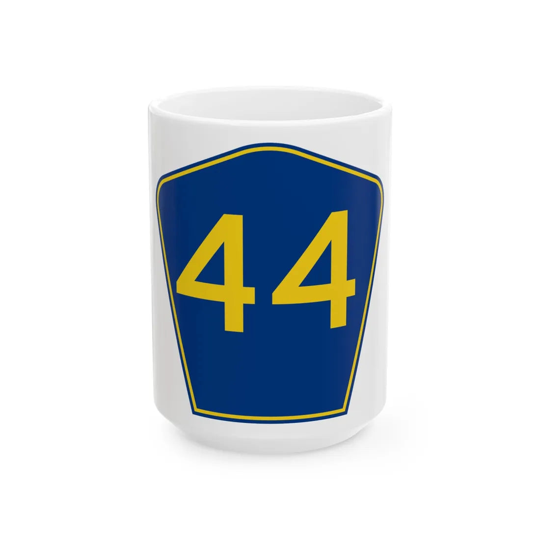 PR secondary 44 (Puerto Rico) (Road Sign) White Coffee Mug 15oz - Go Mug Yourself