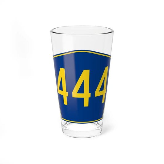 PR secondary 444 (Puerto Rico) (Road Sign) Pint Glass 16oz 16oz - Go Mug Yourself