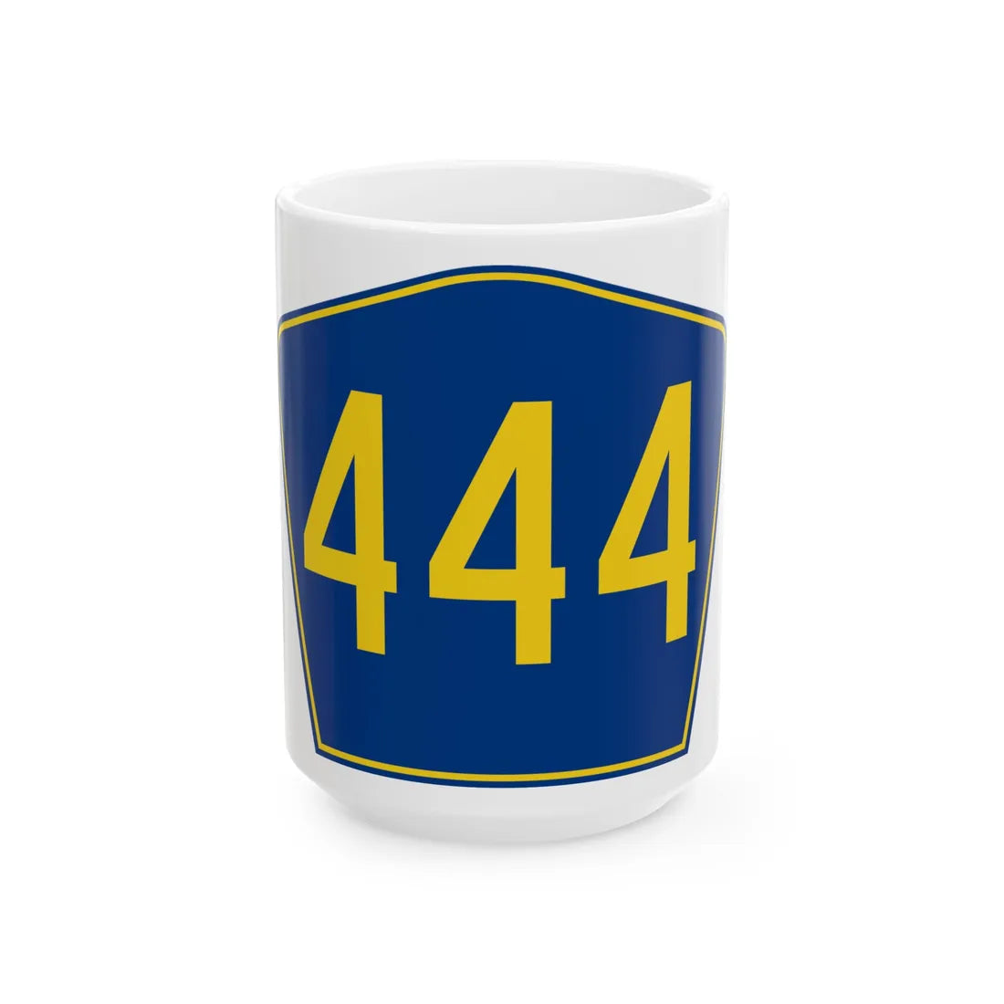 PR secondary 444 (Puerto Rico) (Road Sign) White Coffee Mug 15oz - Go Mug Yourself