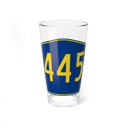 PR secondary 445 (Puerto Rico) (Road Sign) Pint Glass 16oz 16oz - Go Mug Yourself