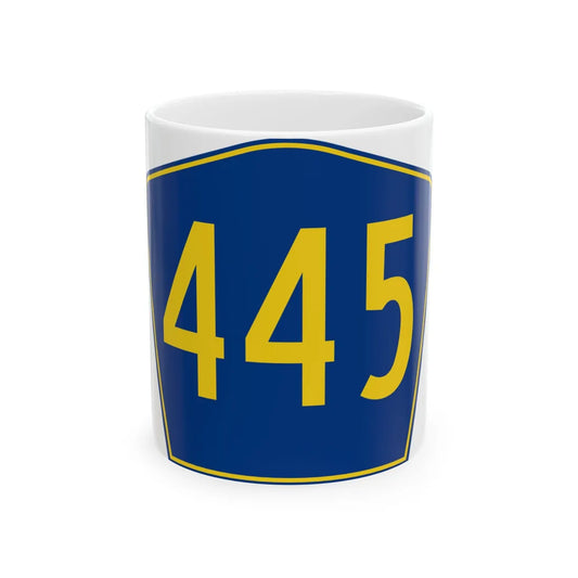 PR secondary 445 (Puerto Rico) (Road Sign) White Coffee Mug 11oz - Go Mug Yourself