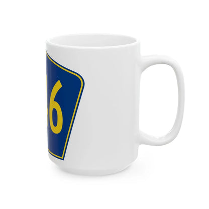 PR secondary 446 (Puerto Rico) (Road Sign) White Coffee Mug - Go Mug Yourself
