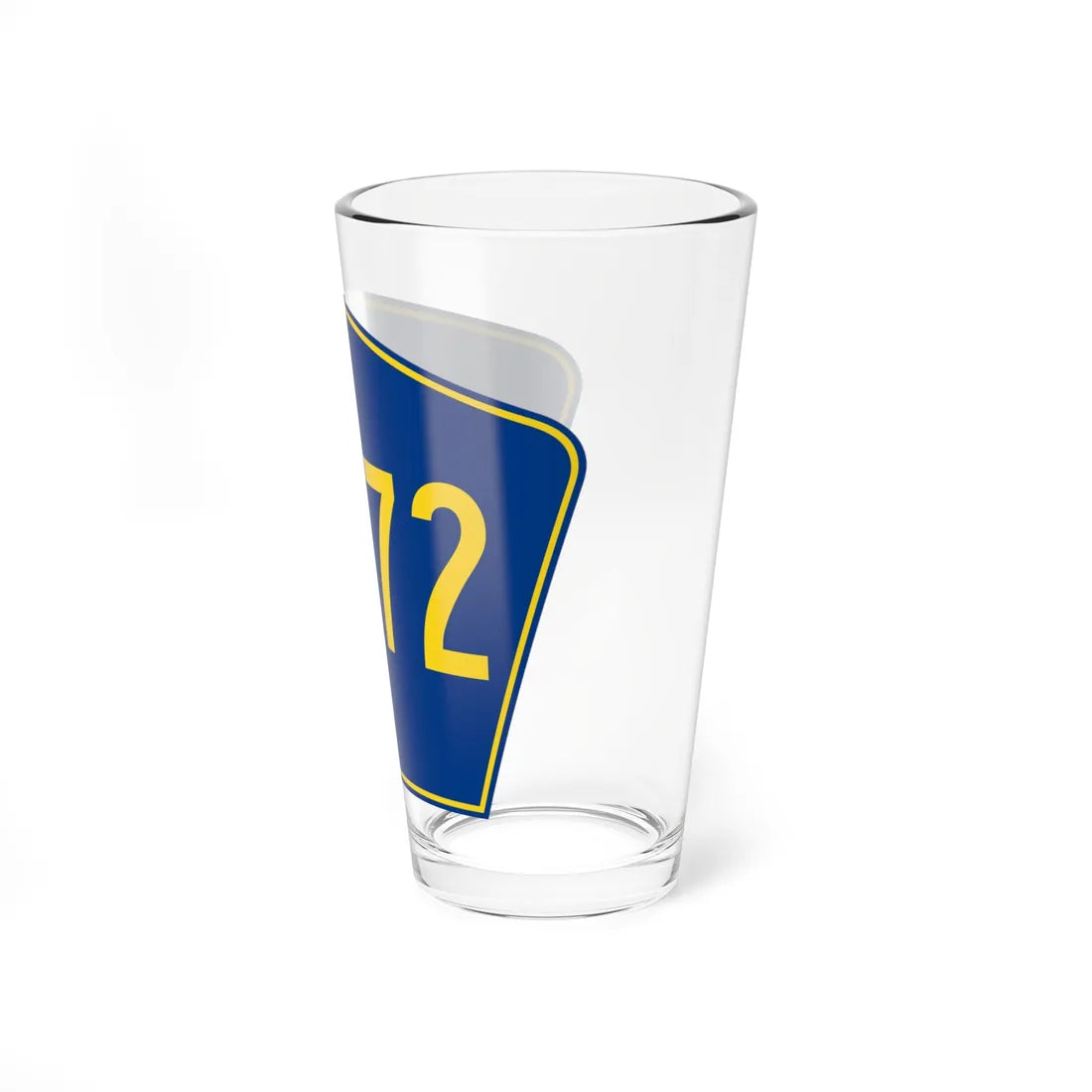 PR secondary 4472 (Puerto Rico) (Road Sign) Pint Glass 16oz - Go Mug Yourself