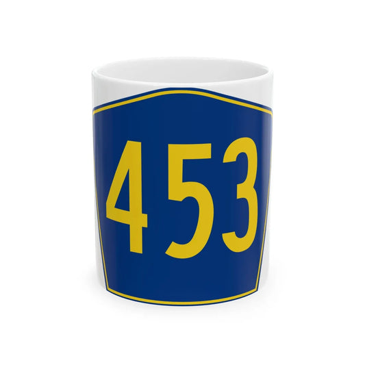 PR secondary 453 (Puerto Rico) (Road Sign) White Coffee Mug 11oz - Go Mug Yourself