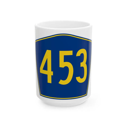 PR secondary 453 (Puerto Rico) (Road Sign) White Coffee Mug 15oz - Go Mug Yourself