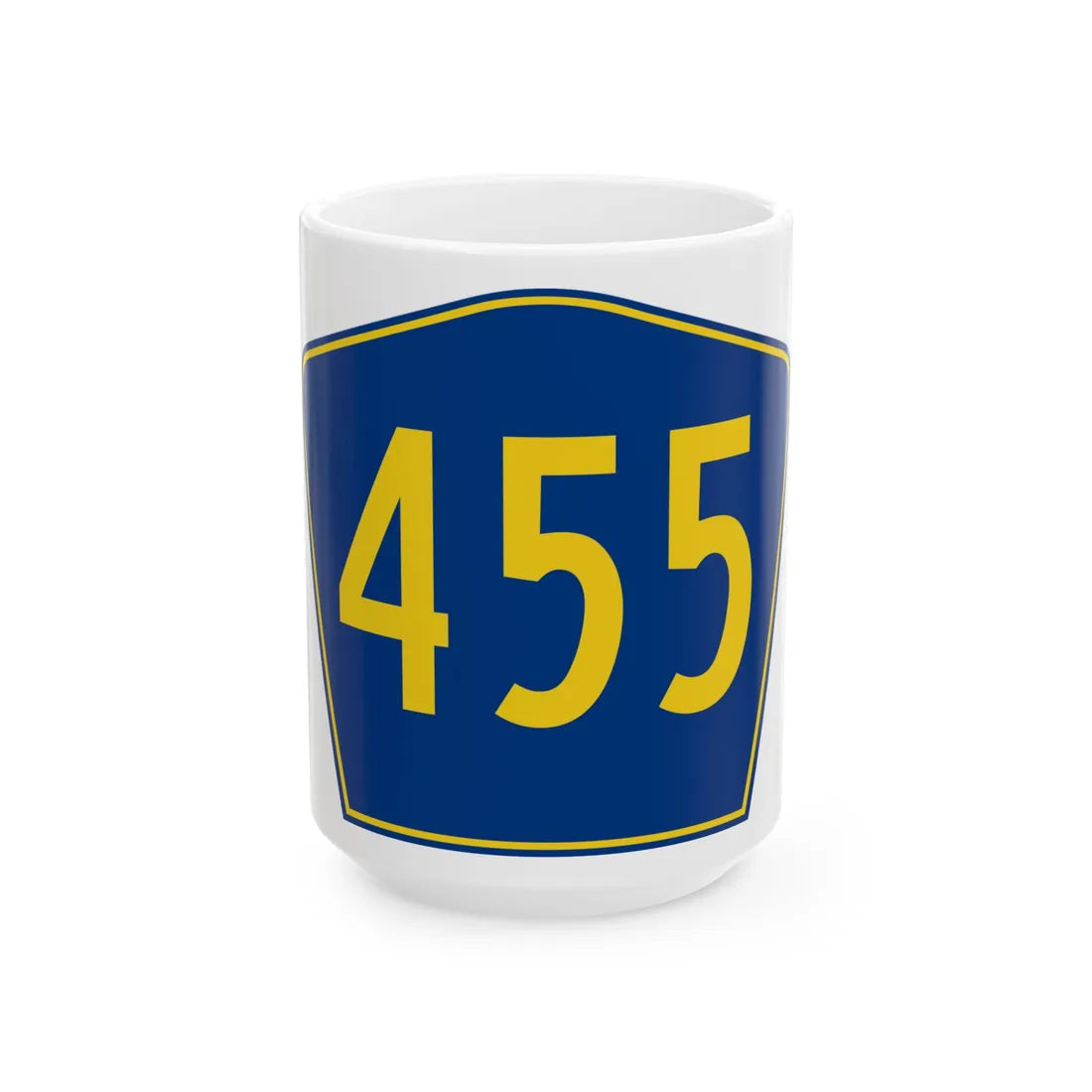 PR secondary 455 (Puerto Rico) (Road Sign) White Coffee Mug 15oz - Go Mug Yourself