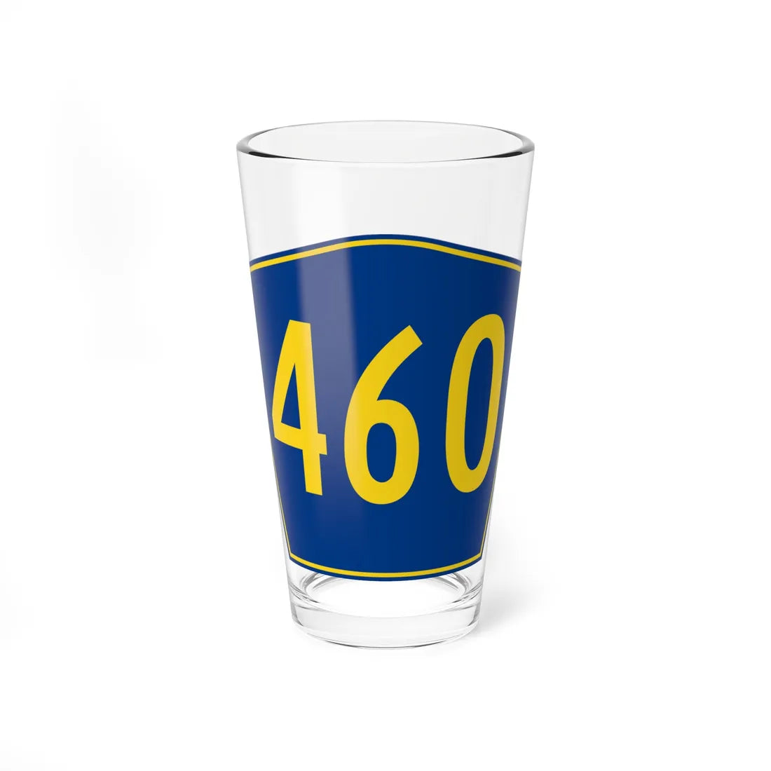 PR secondary 460 (Puerto Rico) (Road Sign) Pint Glass 16oz 16oz - Go Mug Yourself