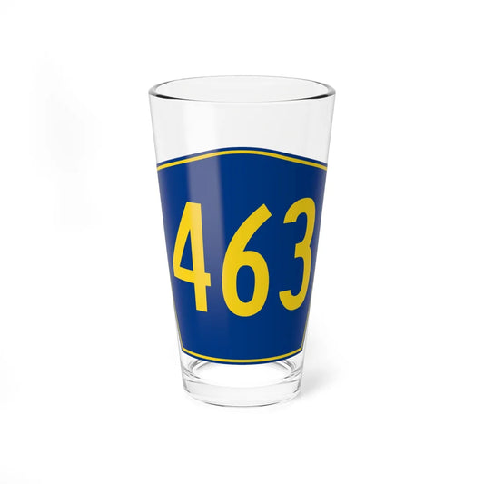 PR secondary 463 (Puerto Rico) (Road Sign) Pint Glass 16oz 16oz - Go Mug Yourself