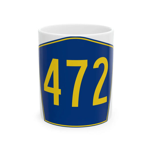 PR secondary 472 (Puerto Rico) (Road Sign) White Coffee Mug 11oz - Go Mug Yourself
