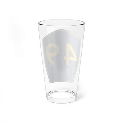 PR secondary 49 (Puerto Rico) (Road Sign) Pint Glass 16oz - Go Mug Yourself