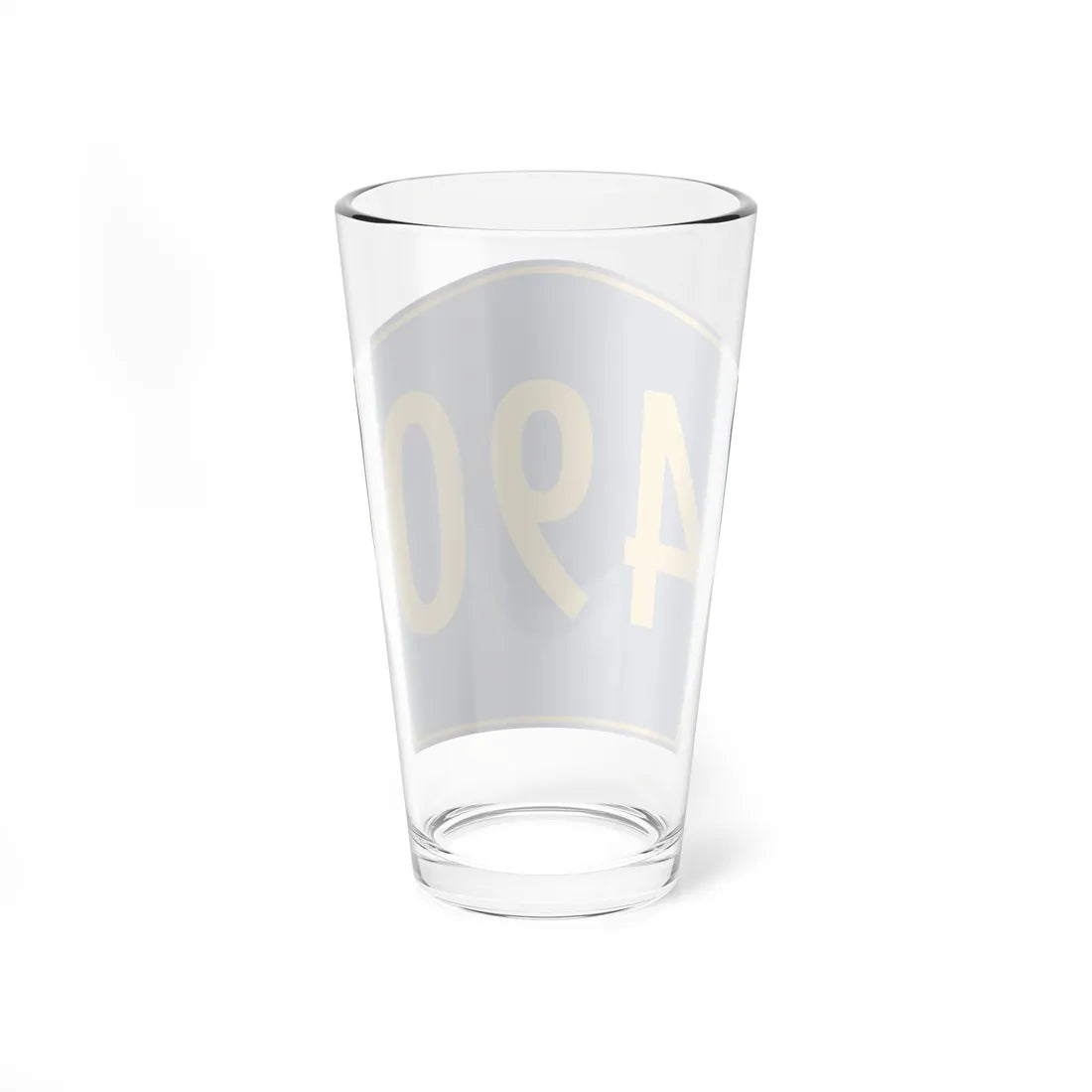 PR secondary 490 (Puerto Rico) (Road Sign) Pint Glass 16oz - Go Mug Yourself